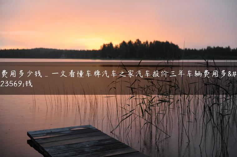 费用多少钱_一文看懂车牌汽车之家汽车报价三年车辆费用多少钱