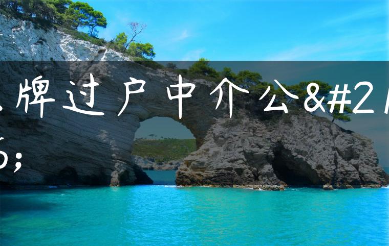 京牌过户中介公司