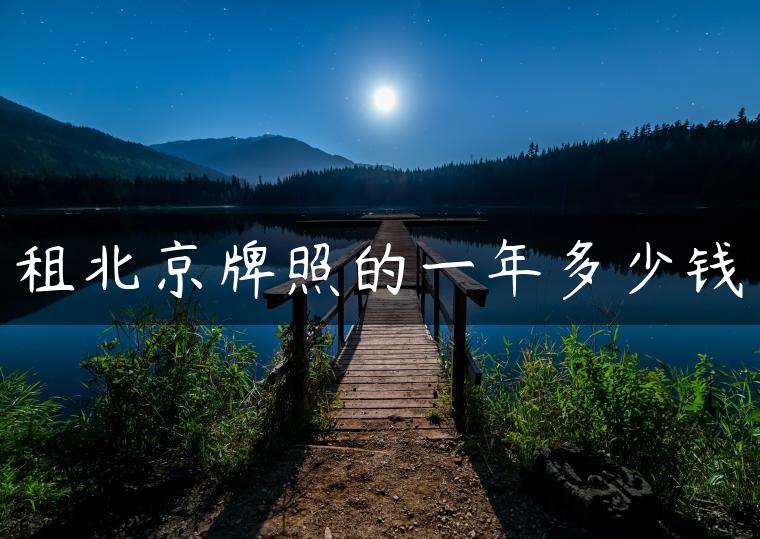 租北京牌照的一年多少钱