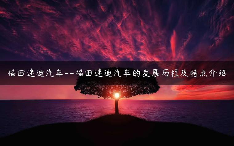 福田迷迪汽车–福田迷迪汽车的发展历程及特点介绍