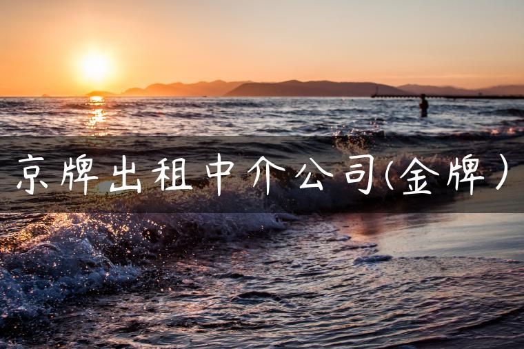 京牌出租中介公司(金牌）
