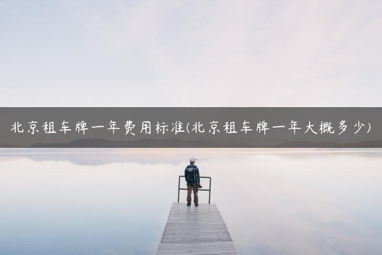 北京租车牌一年费用标准(北京租车牌一年大概多少)