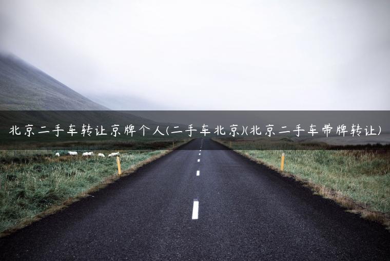 北京二手车转让京牌个人(二手车北京)(北京二手车带牌转让)