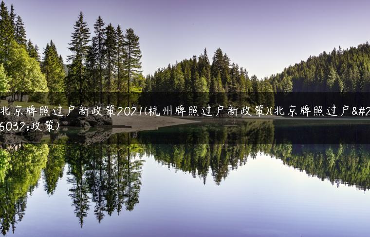 北京牌照过户新政策2021(杭州牌照过户新政策)(北京牌照过户新政策)