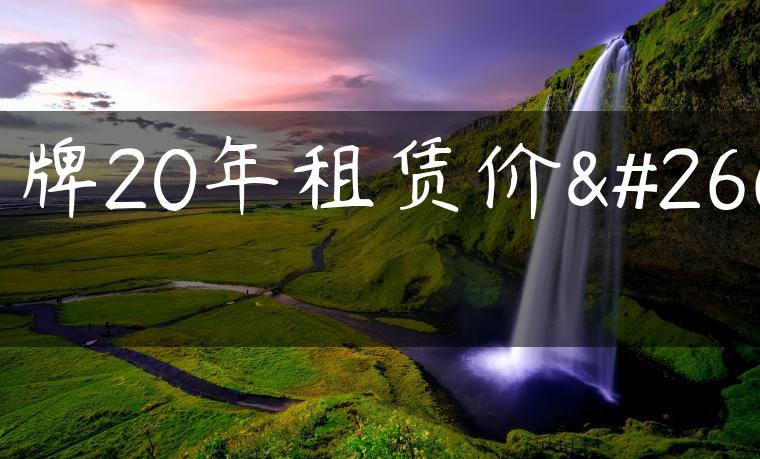 京牌20年租赁价格