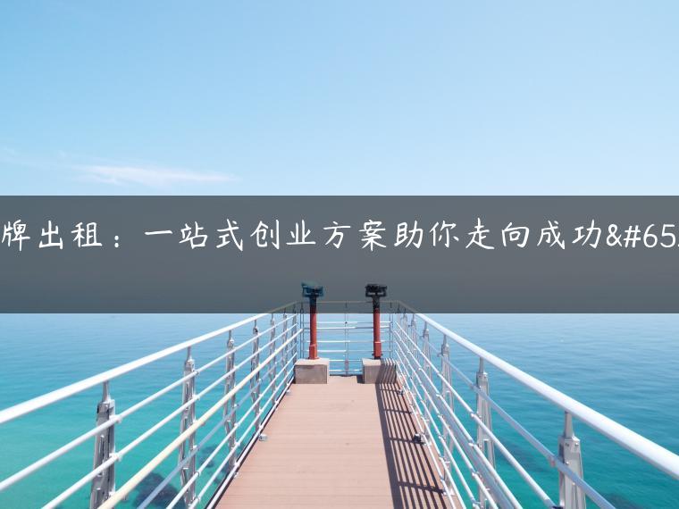 京牌出租：一站式创业方案助你走向成功！-金牌车友