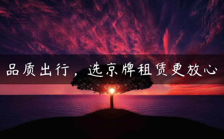 品质出行，选京牌租赁更放心-金牌车友