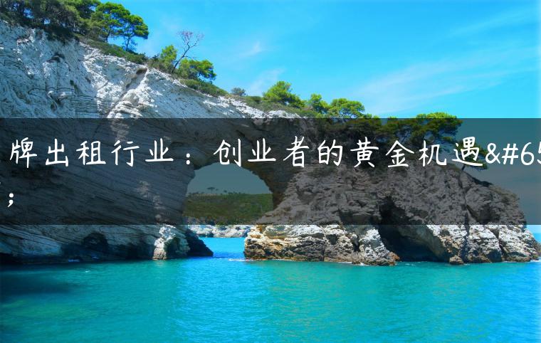 京牌出租行业：创业者的黄金机遇！-金牌车友