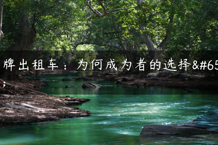 京牌出租车：为何成为者的选择？