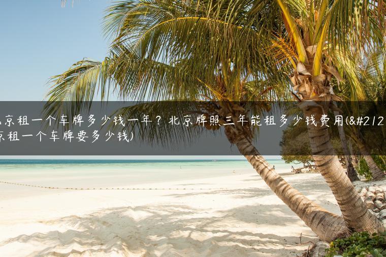 北京租一个车牌多少钱一年？北京牌照三年能租多少钱费用(北京租一个车牌要多少钱)