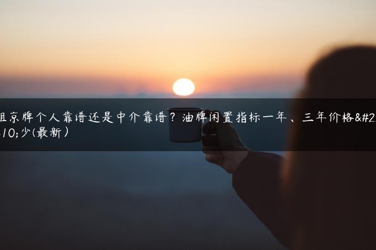 租京牌个人靠谱还是中介靠谱？油牌闲置指标一年、三年价格多少(最新）