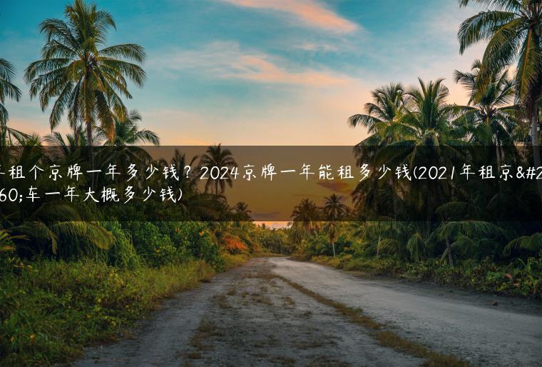 年租个京牌一年多少钱？2024京牌一年能租多少钱(2021年租京牌车一年大概多少钱)