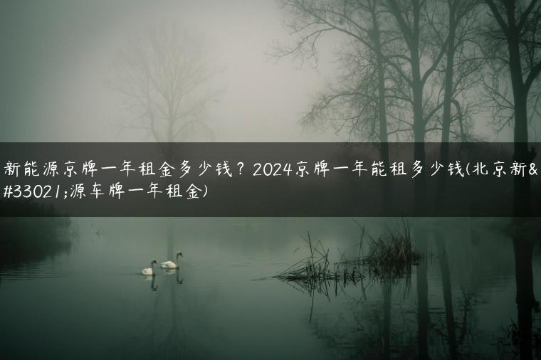 新能源京牌一年租金多少钱？2024京牌一年能租多少钱(北京新能源车牌一年租金)