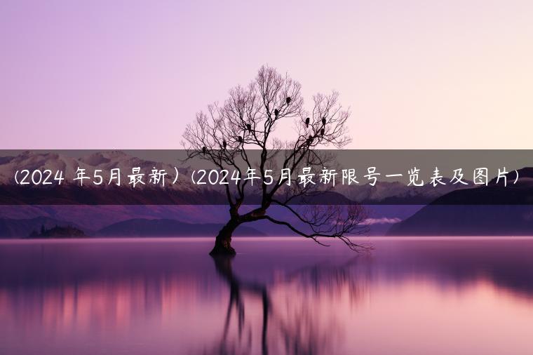 (2024 年5月最新）(2024年5月最新限号一览表及图片)