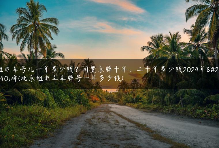 租电车号儿一年多少钱？闲置京牌十年、二十年多少钱2024年京牌(北京租电车车牌号一年多少钱)