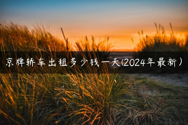 京牌轿车出租多少钱一天(2024年最新）