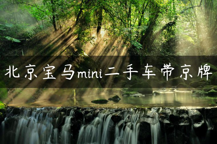 北京宝马mini二手车带京牌