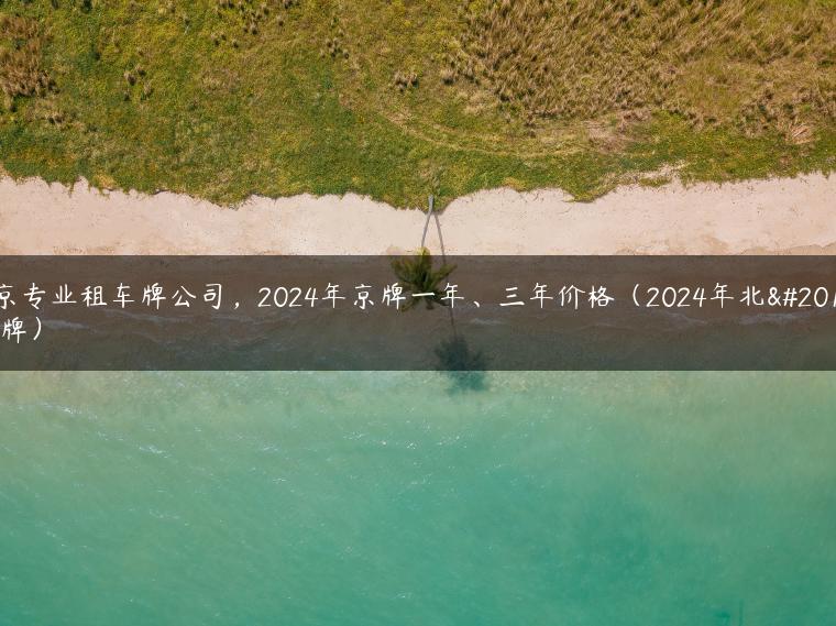 北京专业租车牌公司，2024年京牌一年、三年价格（2024年北京车牌）
