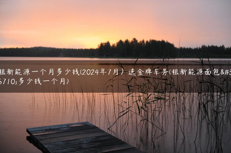租新能源一个月多少钱(2024年7月）选金牌车务(租新能源面包车多少钱一个月)