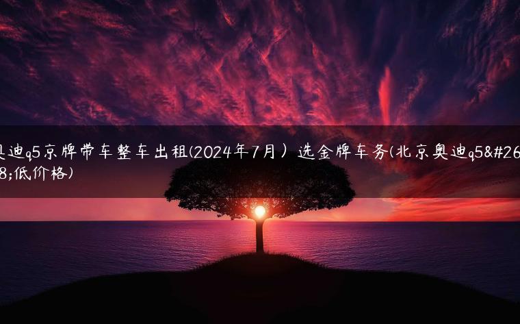 奥迪q5京牌带车整车出租(2024年7月）选金牌车务(北京奥迪q5最低价格)