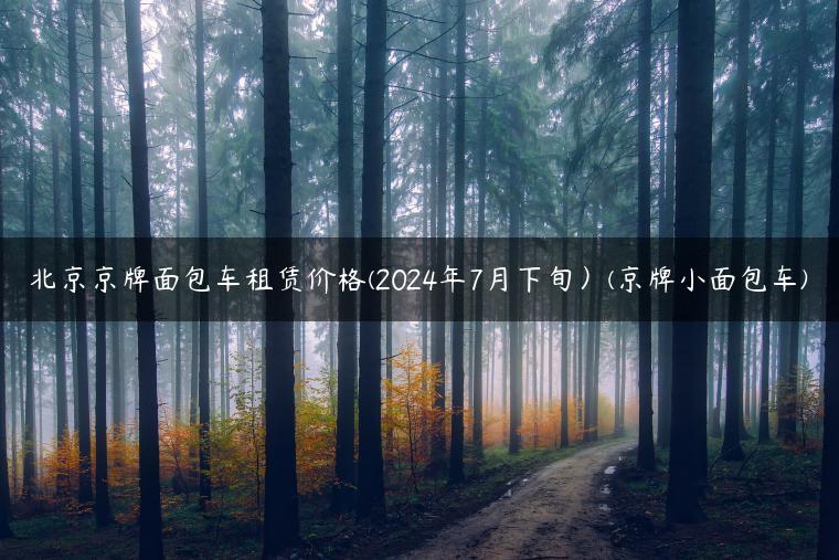 北京京牌面包车租赁价格(2024年7月下旬）(京牌小面包车)