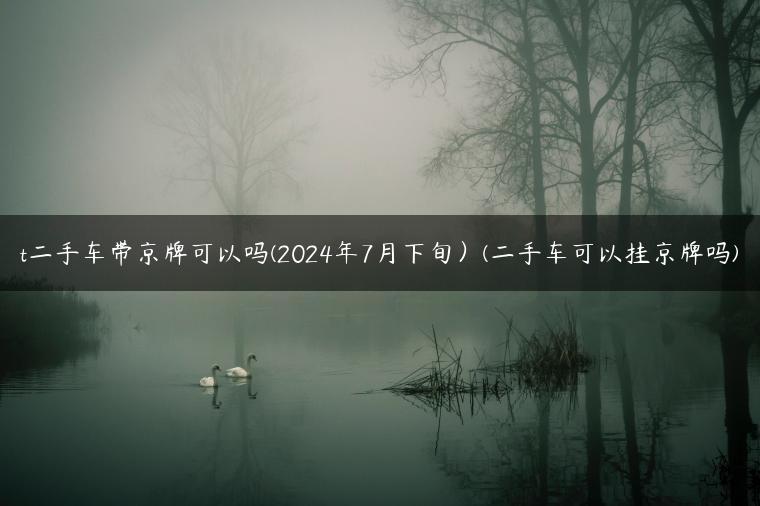 t二手车带京牌可以吗(2024年7月下旬）(二手车可以挂京牌吗)