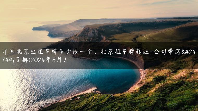 详阅北京出租车牌多少钱一个、北京租车牌转让-公司带您您了解(2024年8月）