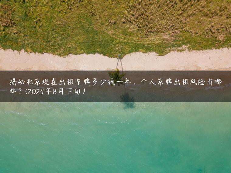 揭秘北京现在出租车牌多少钱一年、个人京牌出租风险有哪些？(2024年8月下旬）