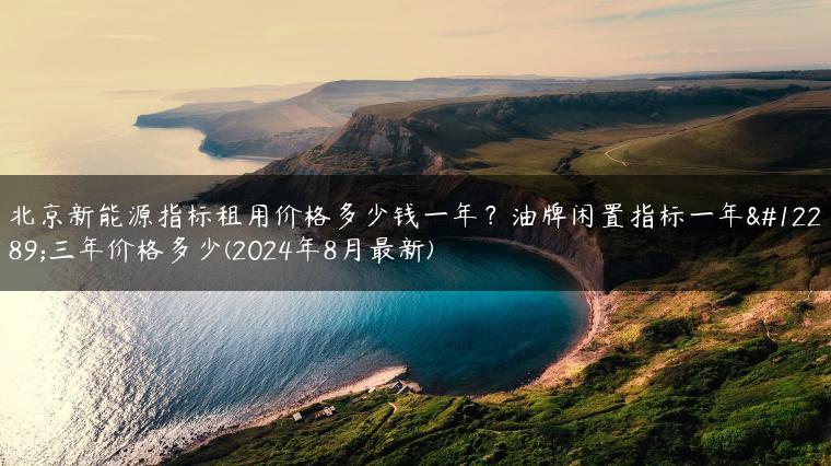 北京新能源指标租用价格多少钱一年？油牌闲置指标一年、三年价格多少(2024年8月最新)