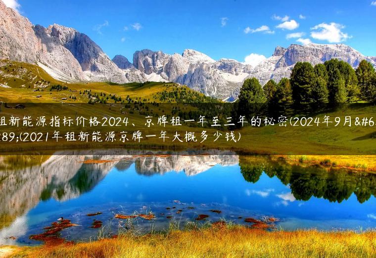 租新能源指标价格2024、京牌租一年至三年的秘密(2024年9月）(2021年租新能源京牌一年大概多少钱)