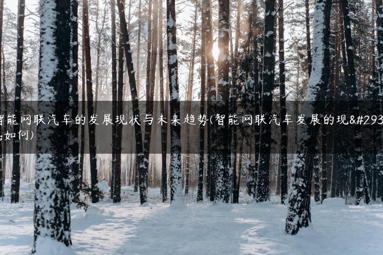 智能网联汽车的发展现状与未来趋势(智能网联汽车发展的现状如何)