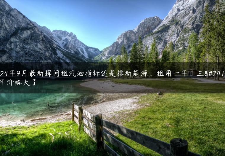 2024年9月最新探问租汽油指标还是排新能源、租用一年、三年5年价格大了