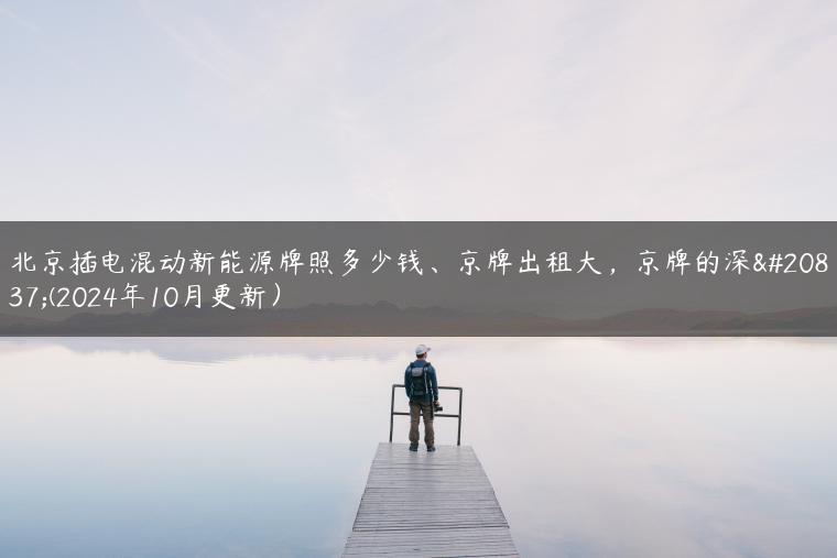 北京插电混动新能源牌照多少钱、京牌出租大，京牌的深入(2024年10月更新）