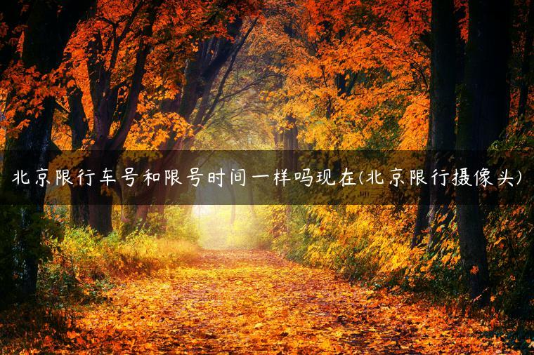 北京限行车号和限号时间一样吗现在(北京限行摄像头)