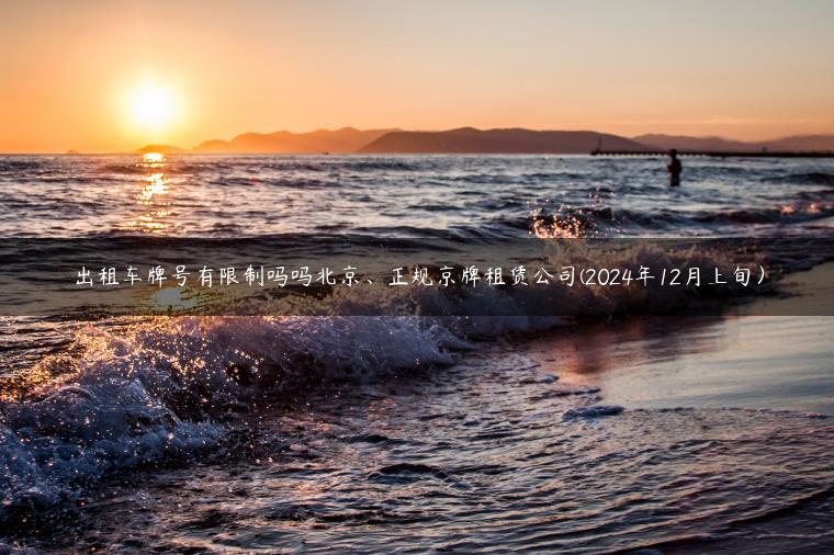 出租车牌号有限制吗吗北京、正规京牌租赁公司(2024年12月上旬）