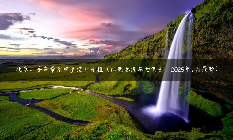 北京二手车带京牌直接开走租（以朗逸汽车为例子，2025年1月最新）