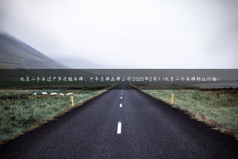 北京二手车过户多次租车牌、十年京牌品牌公司(2025年2月）(北京二手车牌转让价格)