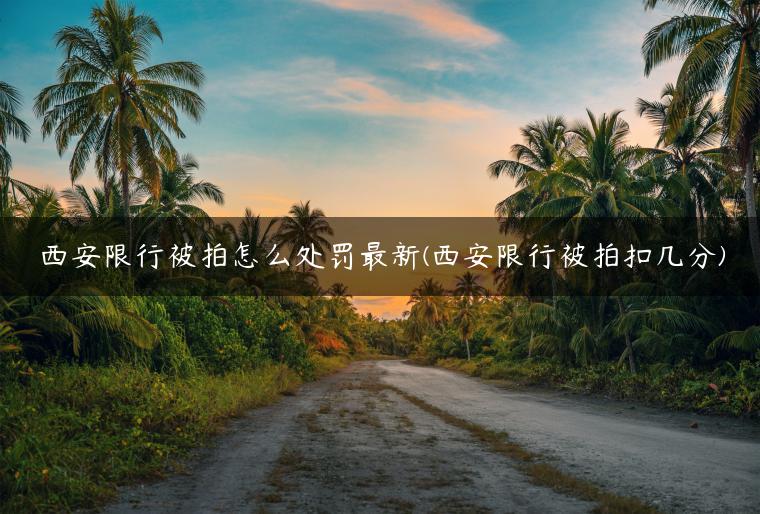 西安限行被拍怎么处罚最新(西安限行被拍扣几分)