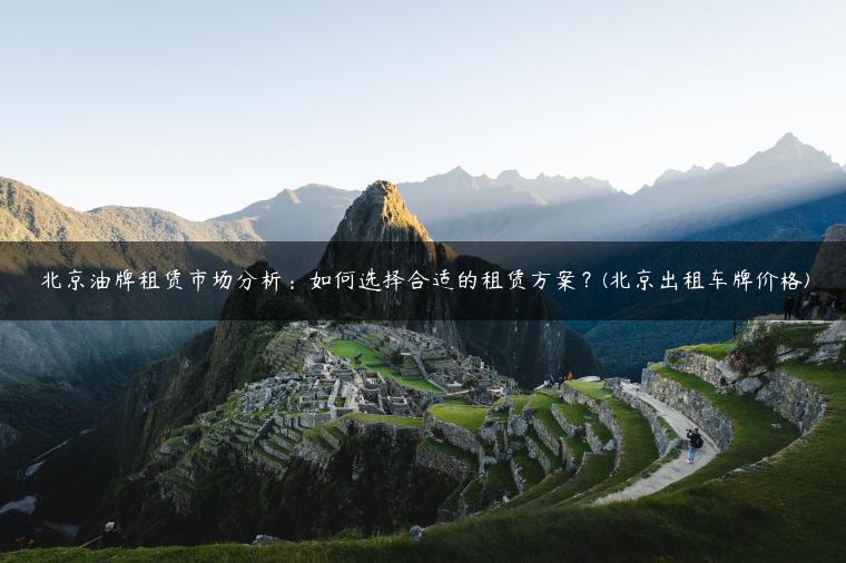 北京油牌租赁市场分析：如何选择合适的租赁方案？(北京出租车牌价格)