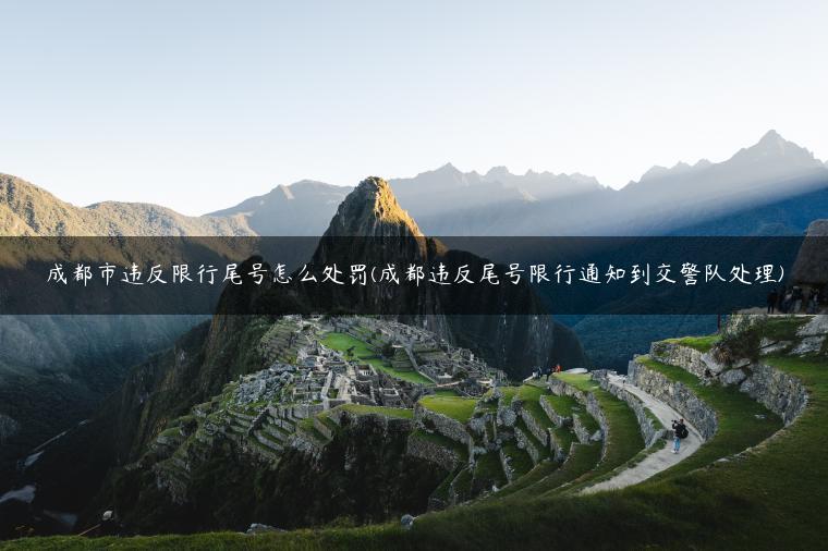 成都市违反限行尾号怎么处罚(成都违反尾号限行通知到交警队处理)