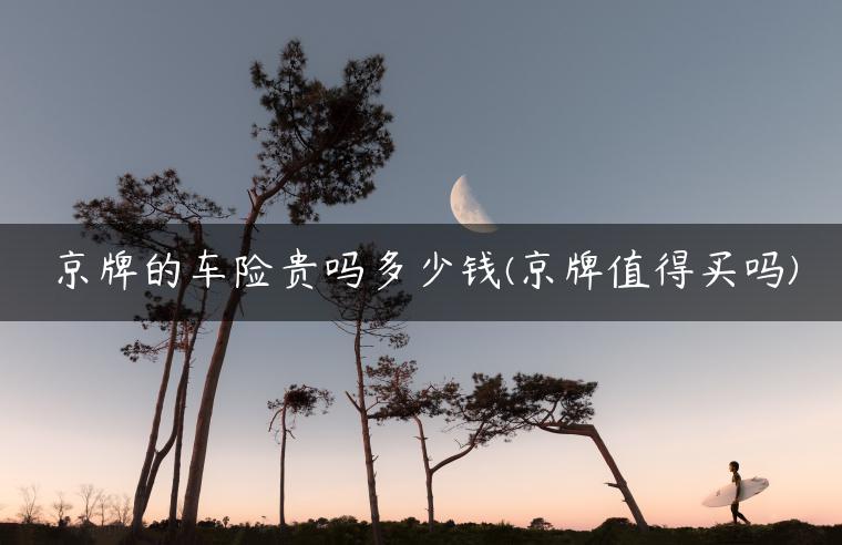 京牌的车险贵吗多少钱(京牌值得买吗)
